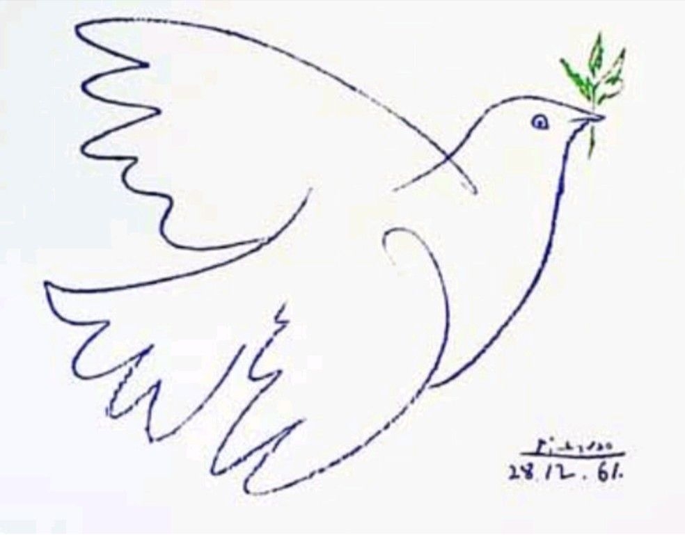 画家毕加索的故事：鸽子图像是世界和平的象征