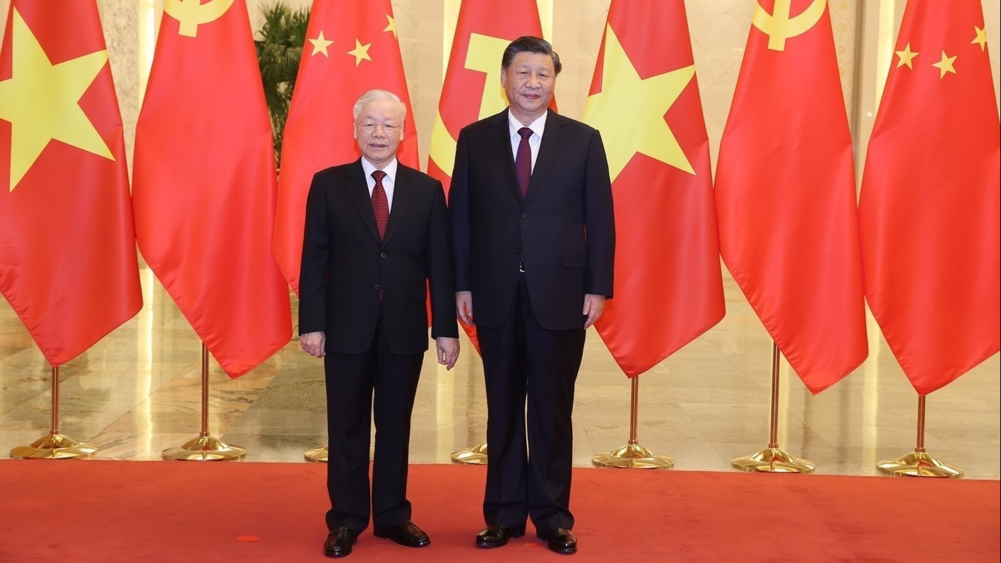 越共中央委员、工贸部部长阮鸿延祝贺越南与中国建交73周年