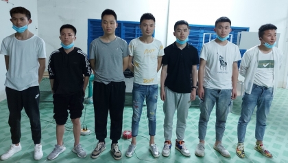 安江省发现拟非法出境的7名中国籍人员