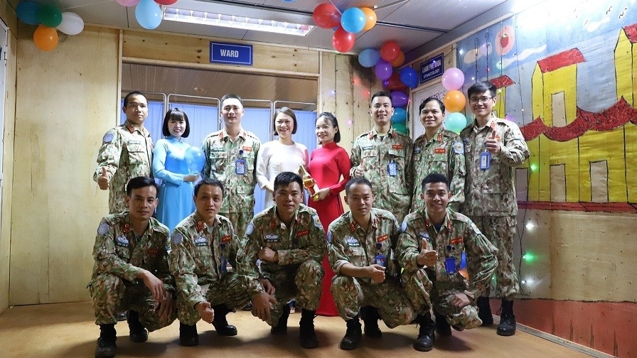 越南野战医院在南苏丹首个妇产科诊所正式开业