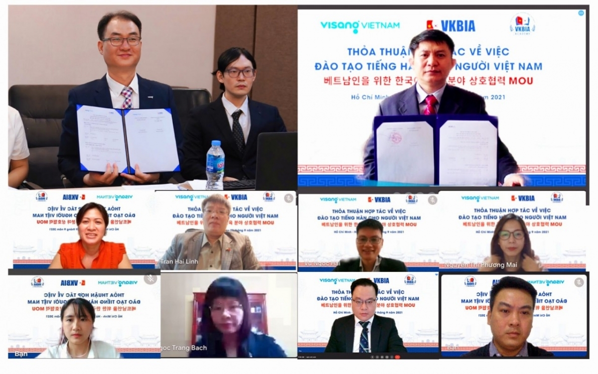 VKBIA与VISANG合作为越南培养韩语人才