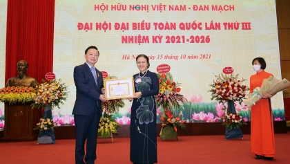 黎功成副部长当选为2021-2026年任期越南-丹麦友好协会主席