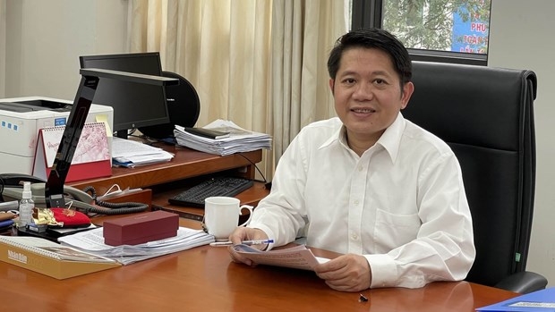 越南外交部海外越南人国家委员会副主席吴郑河大使。