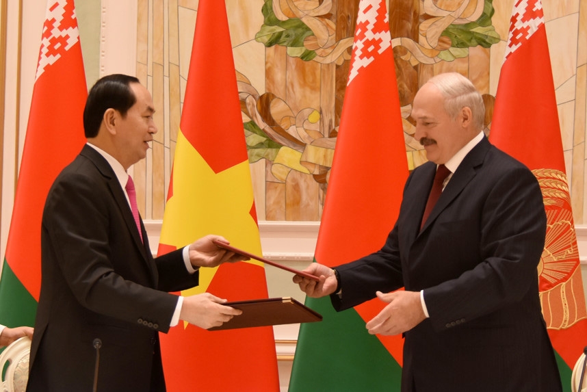 白俄罗斯将越南视为在亚洲地区的优先伙伴国。