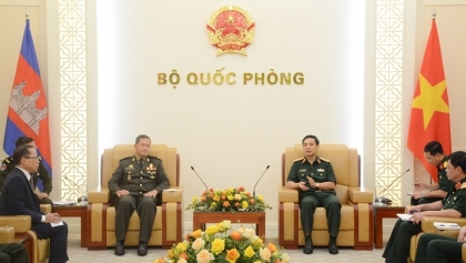 越南与柬埔寨的防务合作得到务实成果