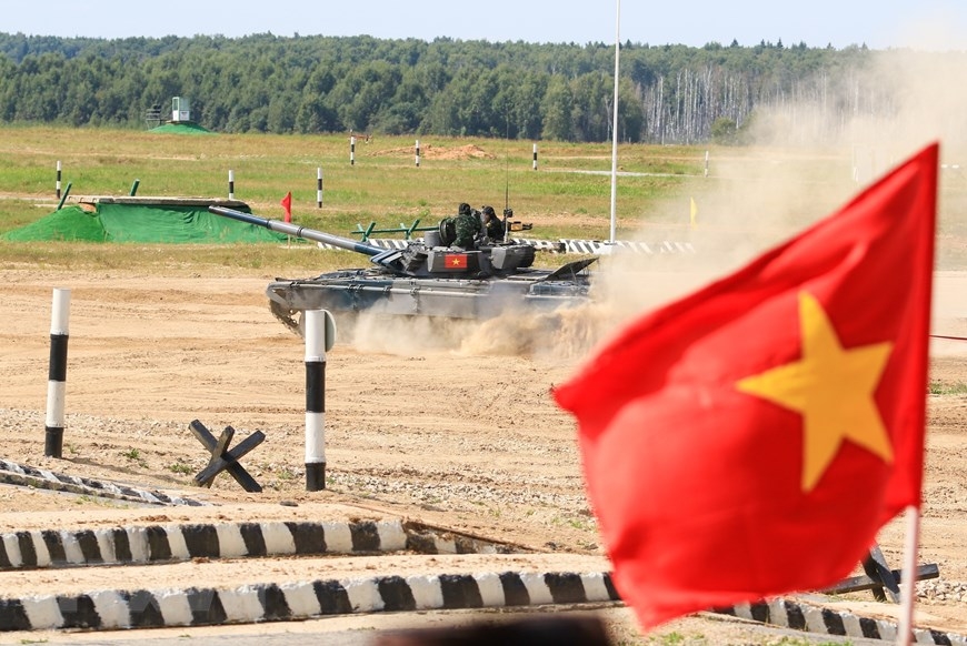 越南坦克队开始参加2022年国际军事比赛。