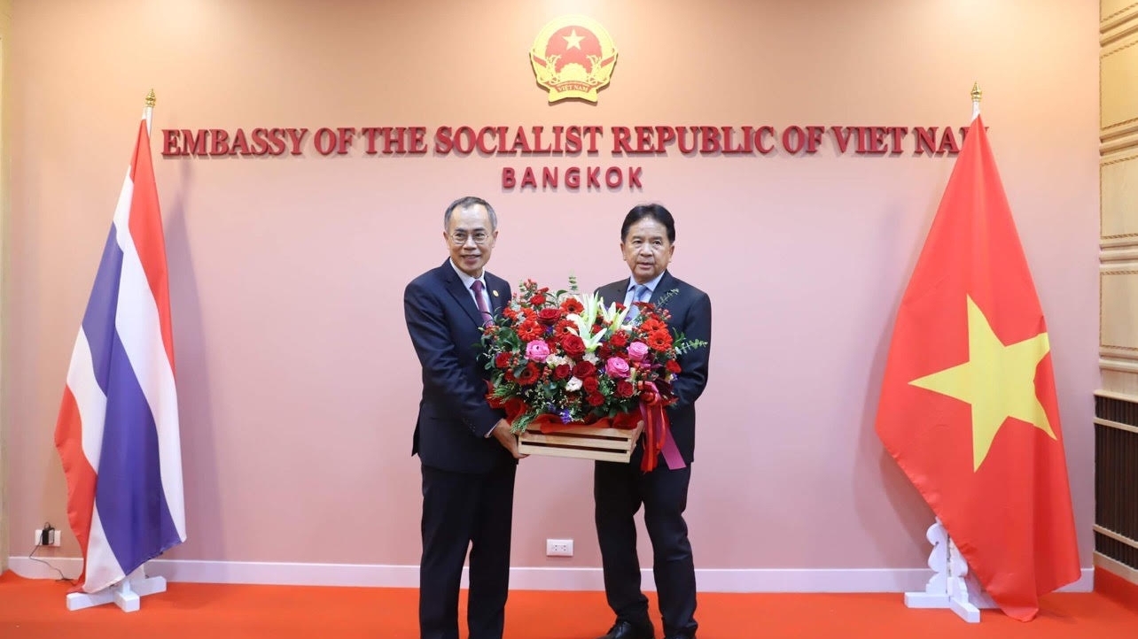 老挝驻泰国大使馆庆祝越南共和国成立77周年