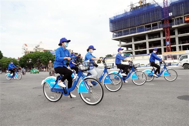海阳市人民委员会举行TNGO共享单车服务亮相仪式