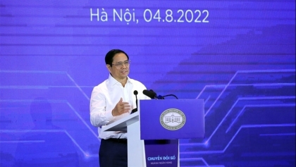 越南政府总理范明政：越南党和国家十分重视并将数字化转型视为头等重要的任务之一