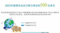 2025年越南农业出口额力争达到500亿美元