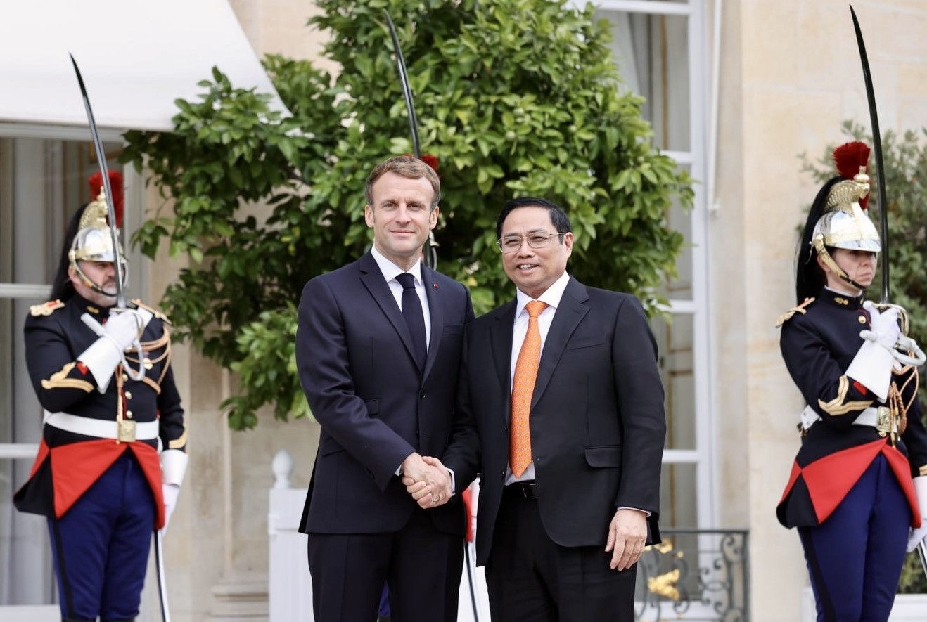 法国总统埃马纽埃尔·马克龙肯定越南在法国政策中具有特殊地位