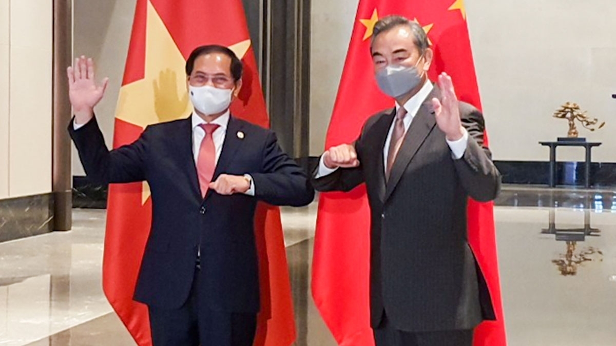 越南外交部部长裴青山对中国进行正式访问