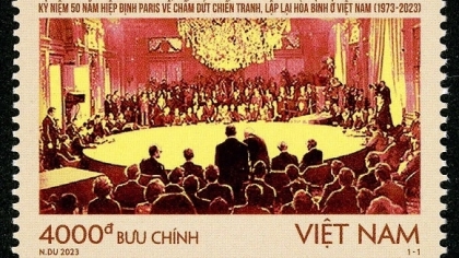 越南邮政总公司即将发行巴黎协定50周年纪念邮票