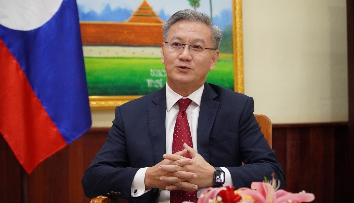 老挝人民革命党中央对外联络部部长通沙万·丰威汉。