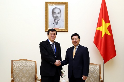 越南政府副总理范平明会见日本议员代表团