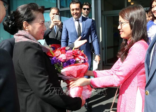越南国会主席阮氏金银出席第三届欧亚国家议长会议并对土耳其进行访问