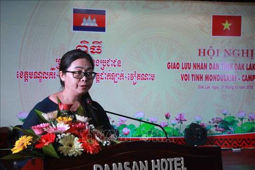 越南得乐省同柬埔寨蒙多基里省加强民间对外工作