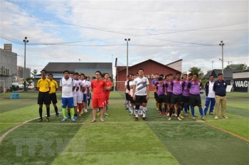 促进越柬青年体育友好交流