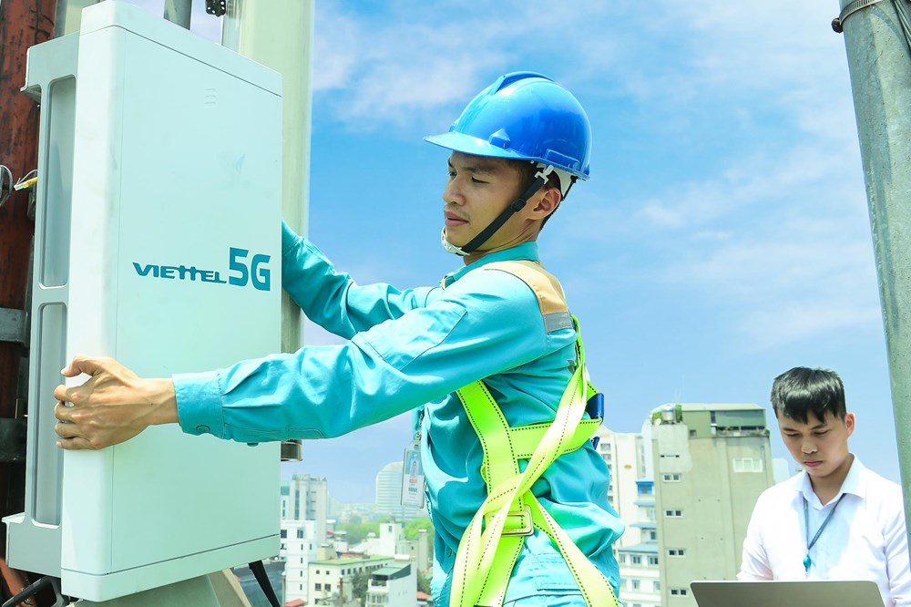 越南军队电信工业集团在首都河内启动5G试商用