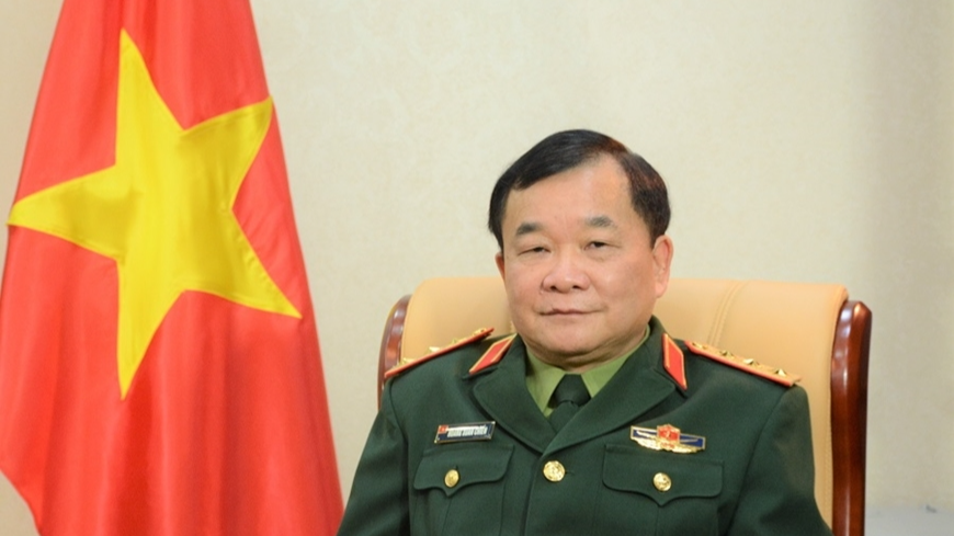 越共中央委员、中央军委委员、国防部副部长黄春战上将。图自《人民军队报》