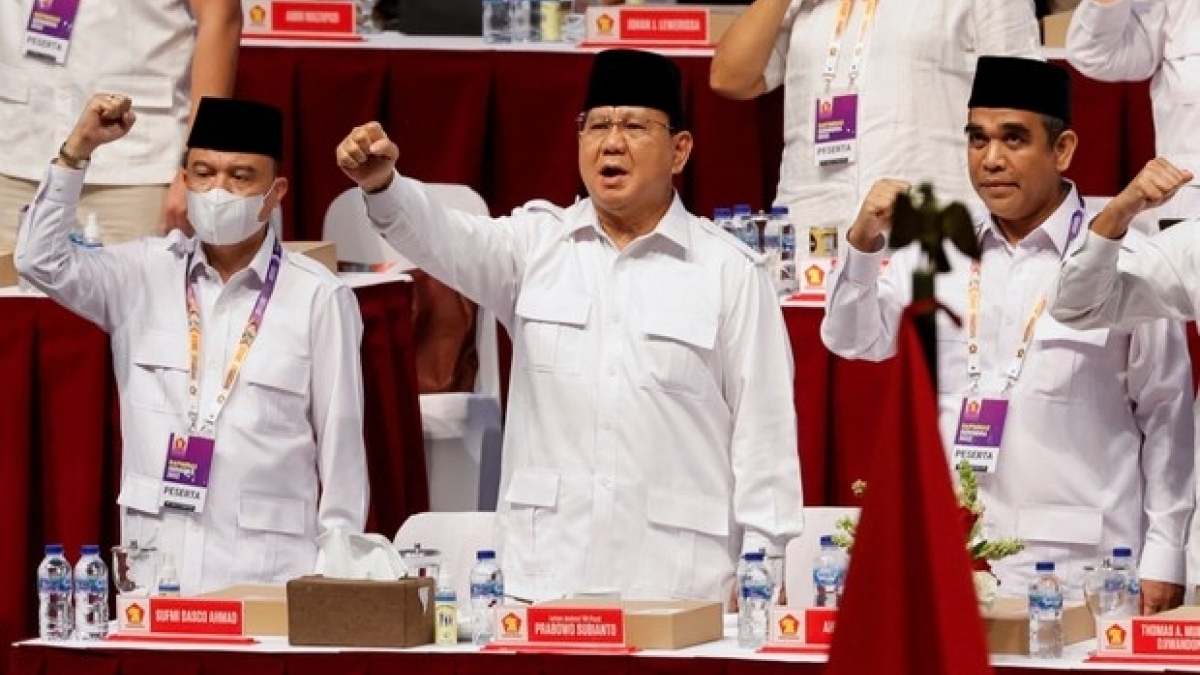 印度尼西亚国防部长第三次竞选总统