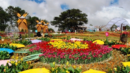 2022年第九次大叻花卉节举行9个主要活动
