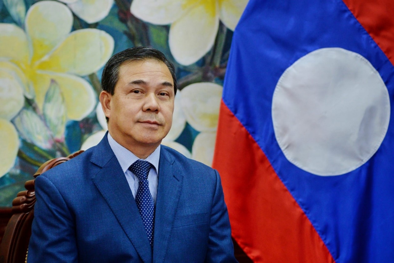 老挝驻越南特命全权大使森菲特•宏本让。图自互联网