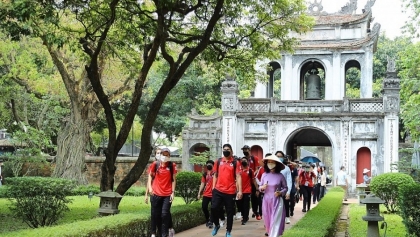 到越南旅游的外国游客越来越多，河内旅游业远超2022年目标