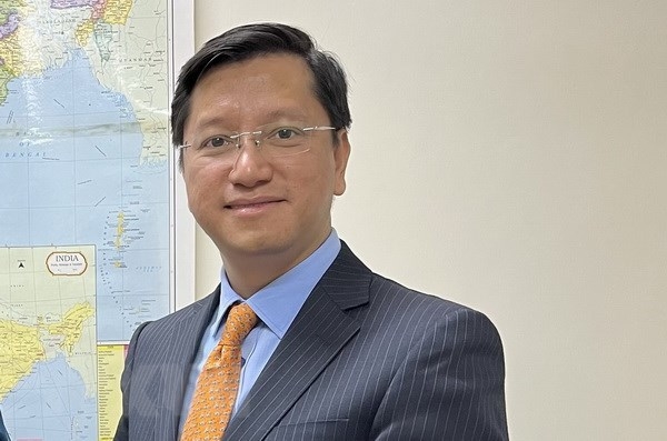 越南驻印度大使阮青海。图自越通社