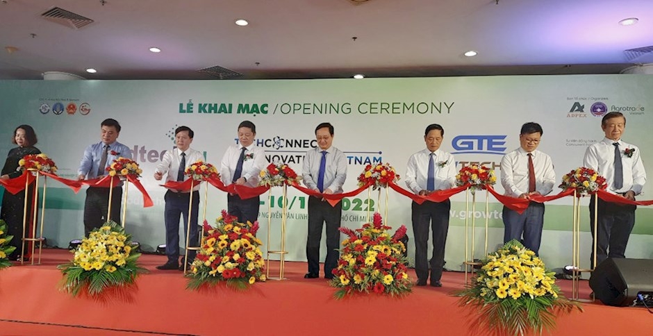 2022年越南连接技术与创新活动开幕式场景。图自越通社
